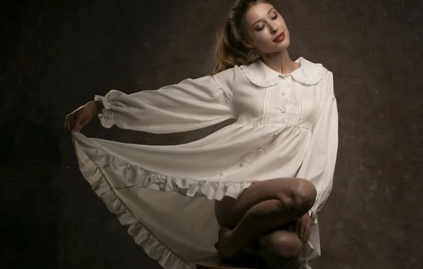 Поза, улыбка, модель, красотка, model, beauty, pose, милая девушка