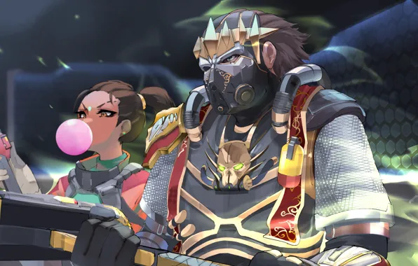 Apex legends, caustic, rampart
