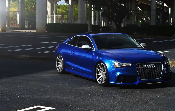Audi, Blue, RS5