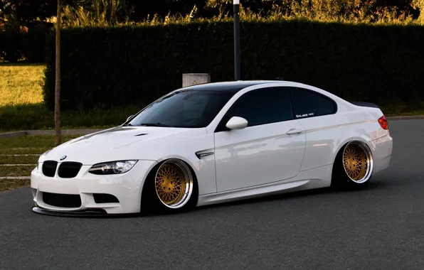 Bmw, бмв, turbo, white, wheels, tuning, power, front