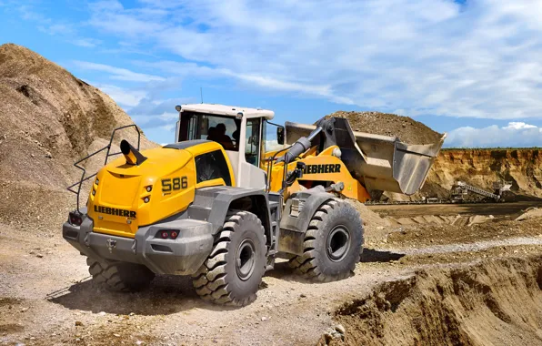 Wheelloader, liebherr586, liebherr
