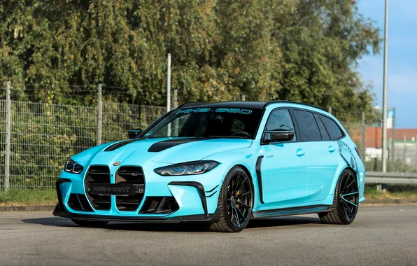 BMW, Front, BMW M3, Touring, Manhart, M3 Touring, Manhart MH3 Touring