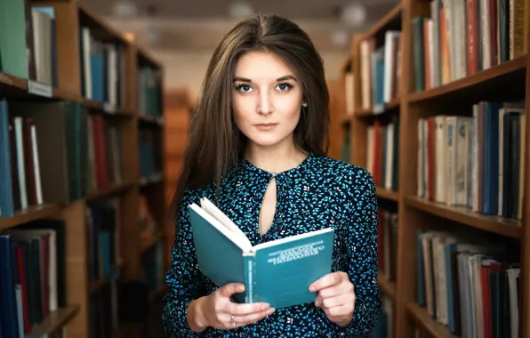 Взгляд, книги, библиотека, rimsky