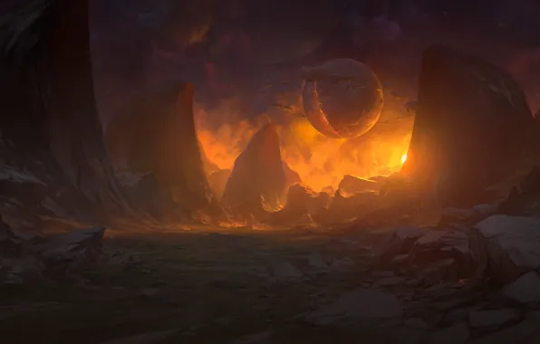 Картинка камни, скалы, шары, A Tear for Every Hero in Hell