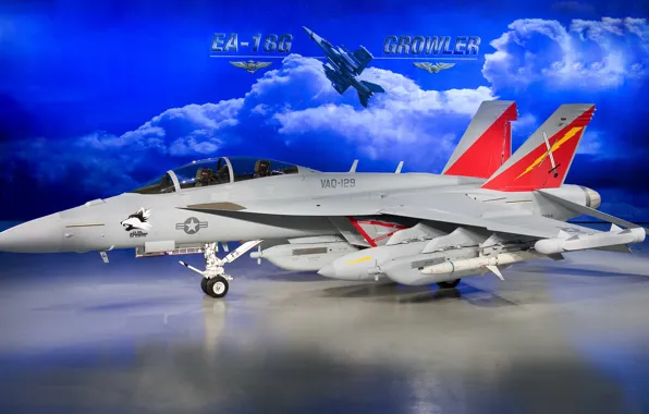 Boeing, EA-18G, Growler, презентация, РЭБ, палубный самолёт радиоэлектронной борьбы ВМС США