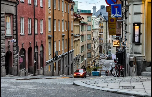 Улица, Стокгольм, Швеция, Sweden, Street, Stockholm