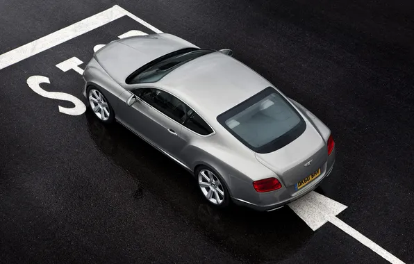 Серый, Bentley, continental