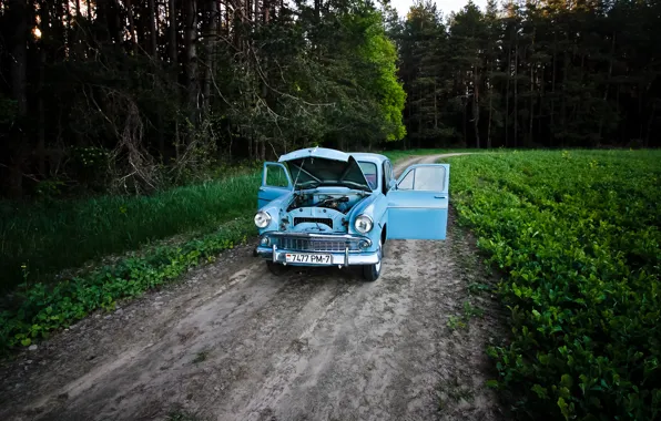 Ретро, двигатель, ссср, москвич, Moskvich, Moskvich 407