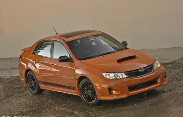 Subaru, Impreza, WRX, Orange and Black