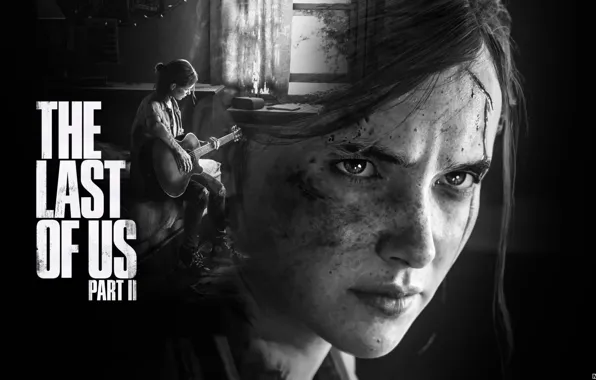 Картинка girl, guitar, game, face, Naughty Dog, by eversontomiello, The Last of US Part II, The …