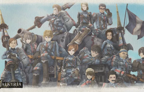 Playstation 3, sega, valkyria chronicles, valkyria, хроники валькирии, Squad 7, Gallia