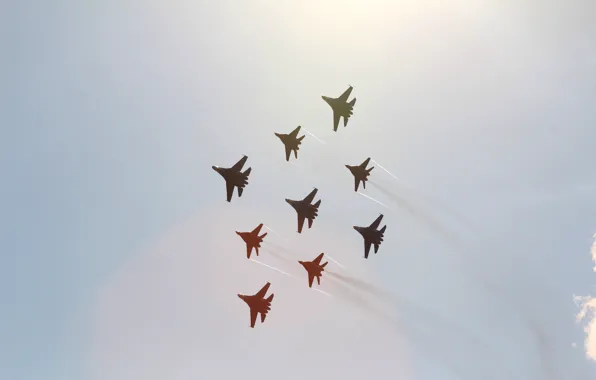 Авиация, Су-27, МиГ-29, Российская армия