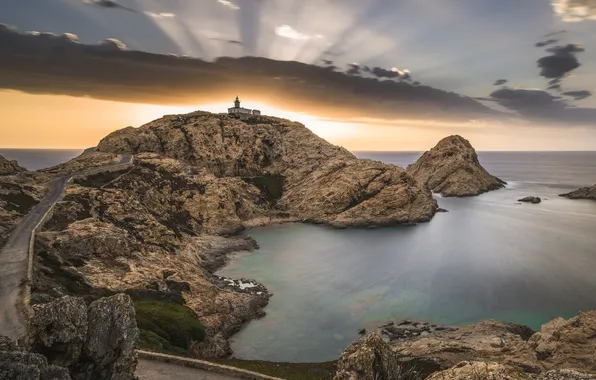 Картинка Lighthouse, Corsica, Isula Rossa, Rencontre avec Pierrot