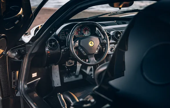 Картинка Ferrari, logo, Ferrari Enzo, Enzo, steering wheel