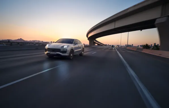 Картинка Porsche, Cayenne, drive, Porsche Cayenne Turbo E-Hybrid Coupe