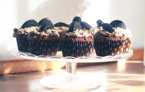 Печенье, десерт, выпечка, кексы