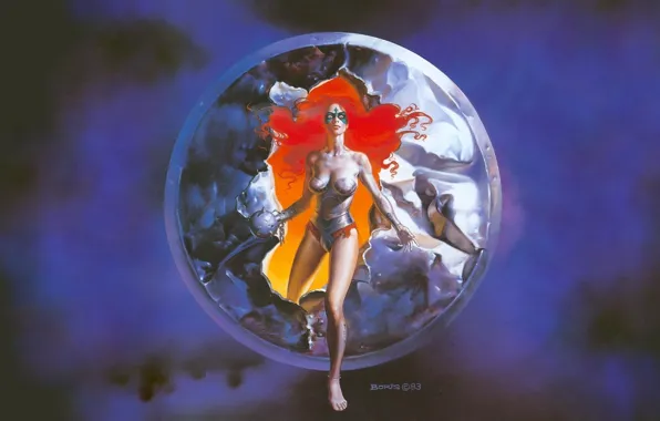 Прорыв, Борис Вальехо, Boris Vallejo, Bursting out