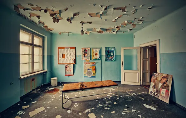 Abandoned, decay, hospital, haunted