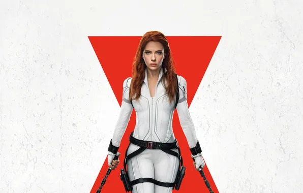Scarlett Johansson, костюм, белый фон, Скарлетт Йоханссон, постер, комикс, Black Widow, MARVEL