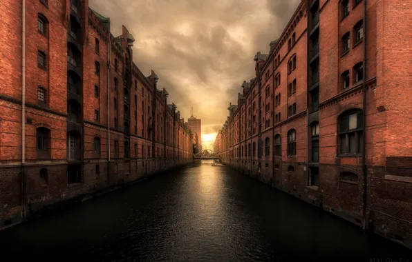 Город, дома, Hamburg