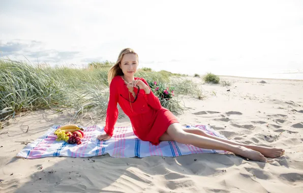 Beach, sky, long hair, model, sand, gorgeous, photoshoot, posing