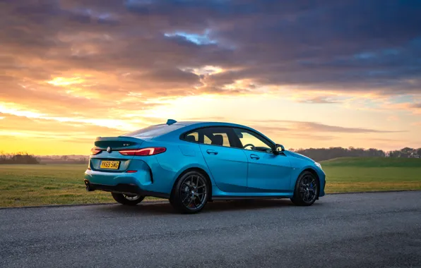 Закат, вечер, BMW, Gran Coupe, UK-spec, 2-Series, M Sport, 2020