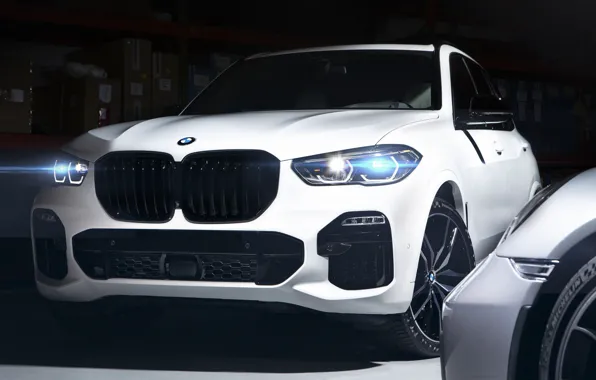 Картинка BMW, Light, White, Sight, Adaptive LED, G05