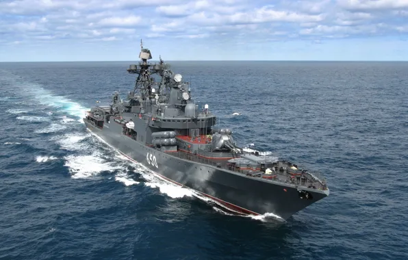 Корабль, большой, ВМФ, противолодочный, Адмирал Чабаненко, проект 11551