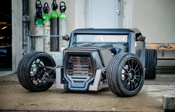 Газон, дорожка, hot rod, eight, балон, sbarro