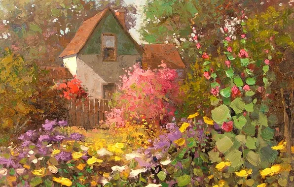 Картинка арт, Sean Wallis, Home Among The Garden