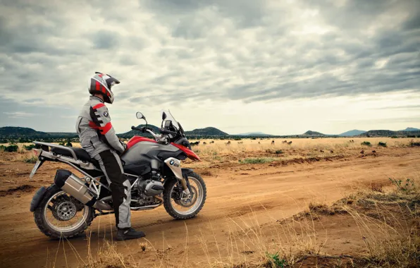 Дорога, BMW, саванна, Африка, ЮАР, R1200GS