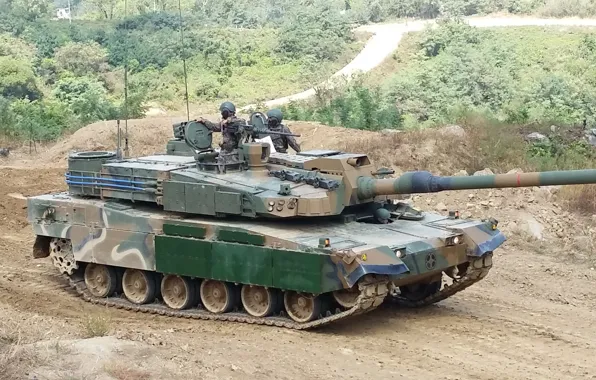 Gun, weapon, South Korea, asian, tank, oriental, asiatic, Korea