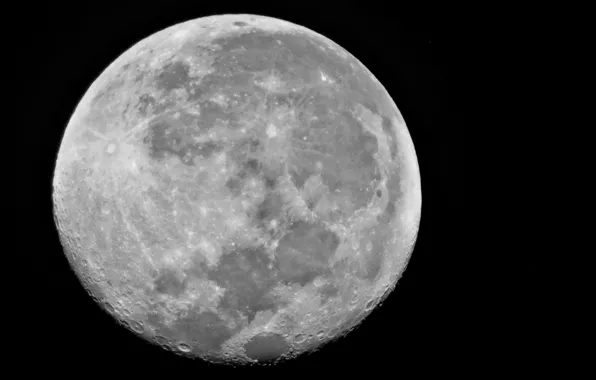 Картинка поверхность, луна, спутник