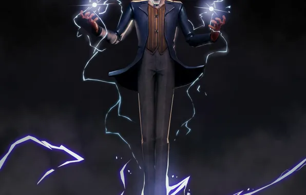 Картинка молния, lightning, power, Tesla, Тесла, физик, Nikola Tesla