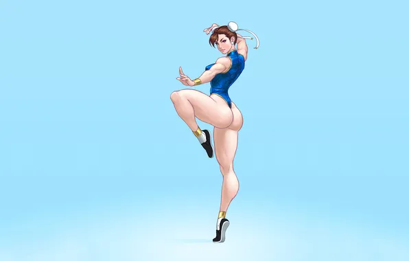 Girl, sexy, ass, legs, brown eyes, boobs, sexy girl, anime