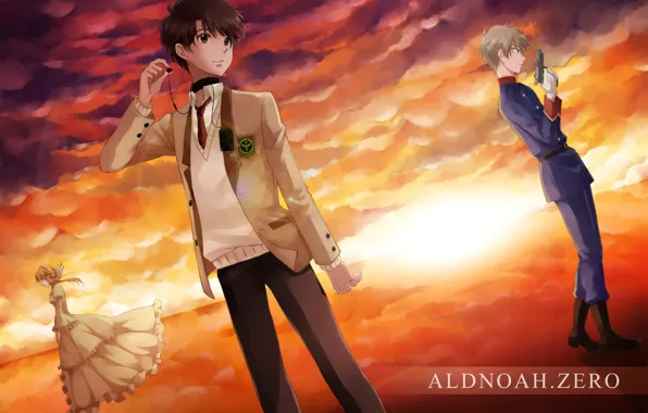 Аниме, арт, персонажи, Aldnoah Zero