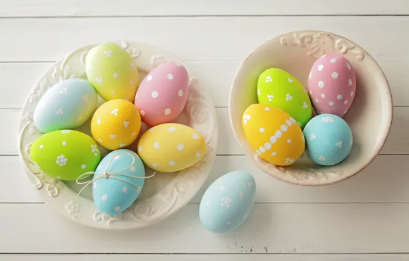 Пасха, spring, Easter, eggs, Happy, pastel, яйца крашеные