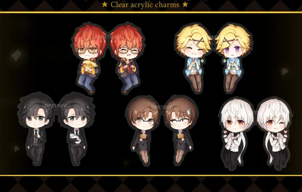Аниме, арт, малыши, Mystic Messenger