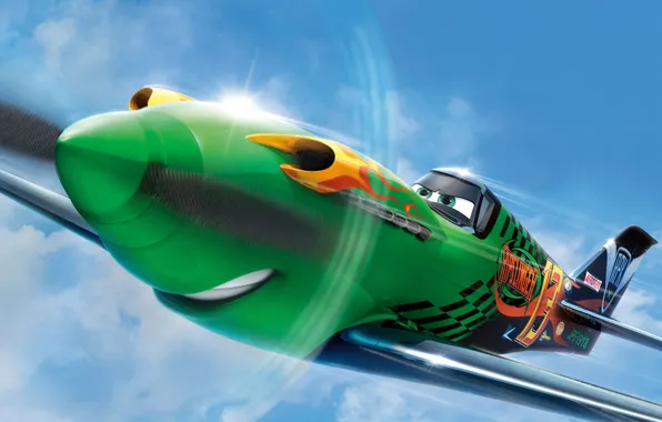 Cinema, animation, fire, flame, Disney, sky, aircraft, tuning