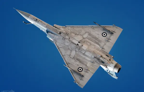 Небо, Истребитель, Mirage 2000, ВВС Греции, Hellenic Air Force, Dassault Mirage 2000, Dassault Mirage 2000-5EG, …