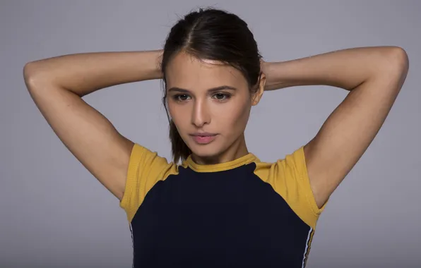 Взгляд, девушка, поза, актриса, hair, Любовь Аксенова
