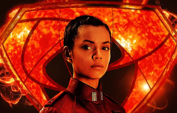 Девушка, фантастика, сериал, постер, TV Series, Krypton, Georgina Campbell, Криптон