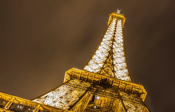 Город, эйфелева башня, Франция, Париж