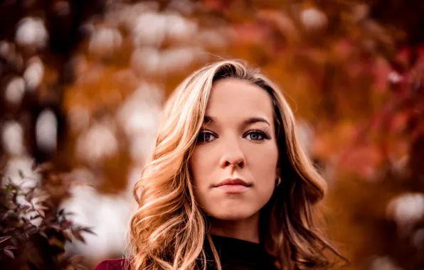 Картинка взгляд, девушка, лицо