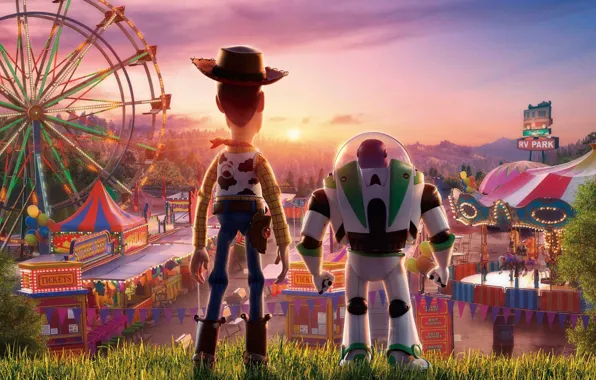 Вуди, Toy Story 4, История игрушек 4, Баз