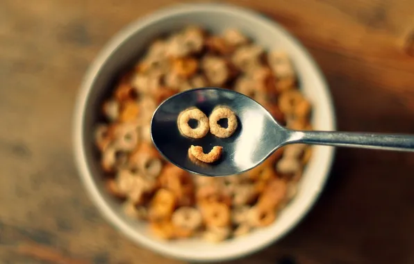 Картинка улыбка, еда, завтрак, smile, food, breakfast, milk