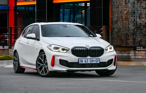 Скачать обои BMW, хэтчбек, Michelin, Compact, 2021, Torsen, 128ti ...