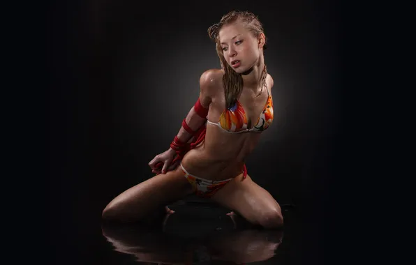 Девушка, красная, верёвка, lilith