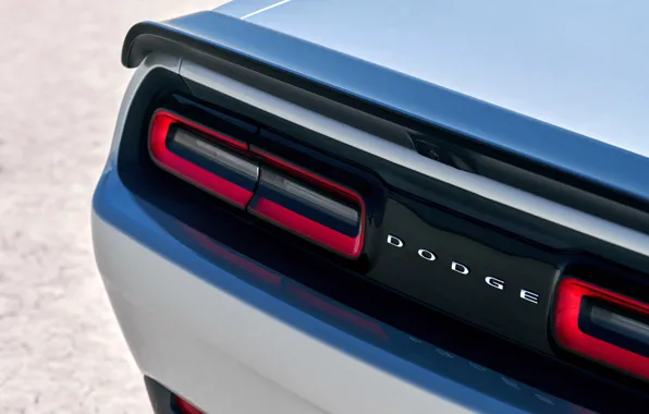 Dodge, Challenger, вид сзади, Hellcat, SRT, Widebody, 2019, Redeye