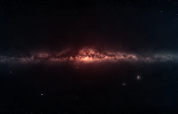 Космос, звезды, галактика, space, Млечный Путь, stars, 1920x1080, galaxy